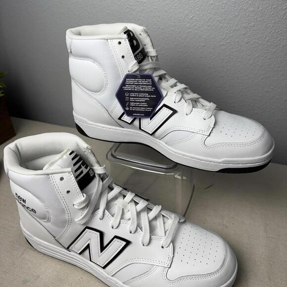 New Balance 480 Men's Shoes White-Black BB480-COA Sz 11.5 D - Picture 1 of 9
